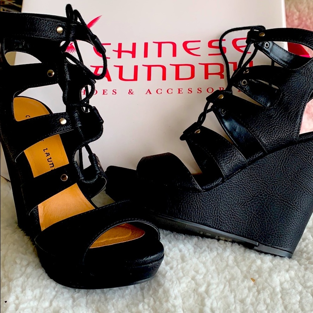 Black shoes